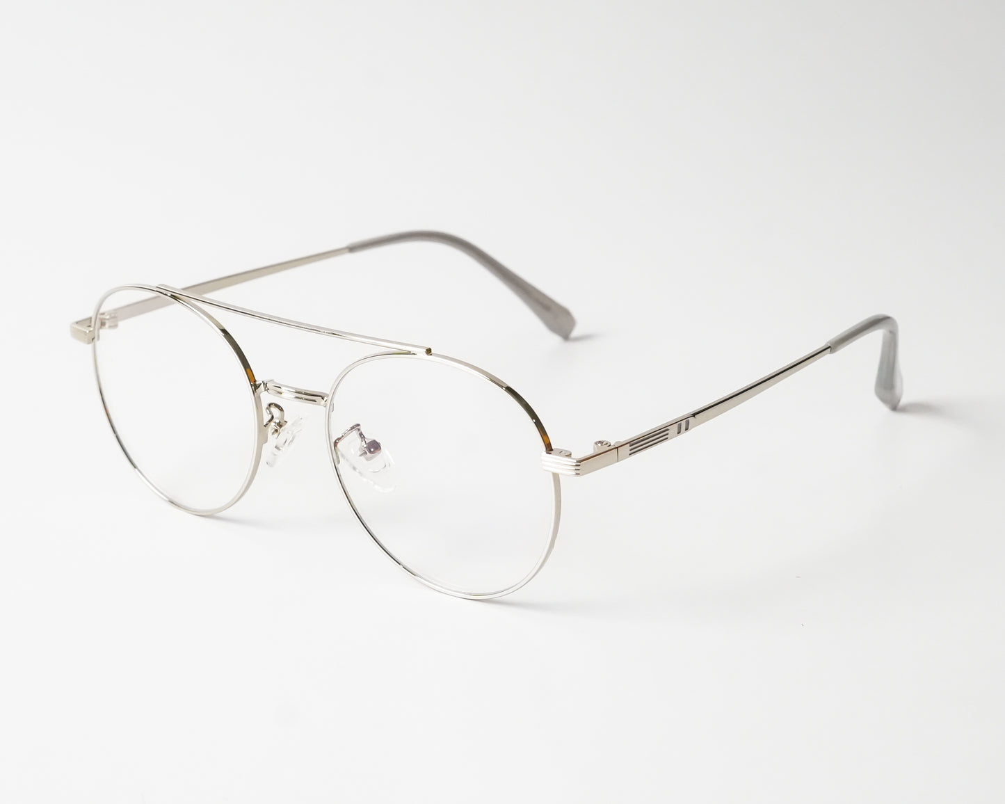 Round Double Bridge Screen Glasses