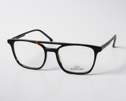 Double Bridge Square Optical Glasses