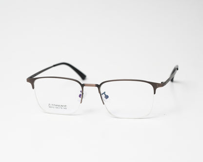 Half Rim Titanium Optical Frame 86012